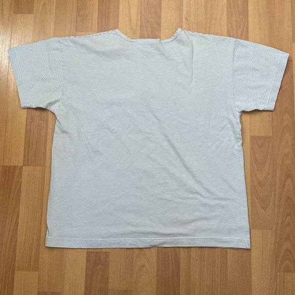 Vintage 90s Sgt. Leisure Stripped T-Shirt Maui Hawaii Women Large Made in USA - Picture 3 of 6